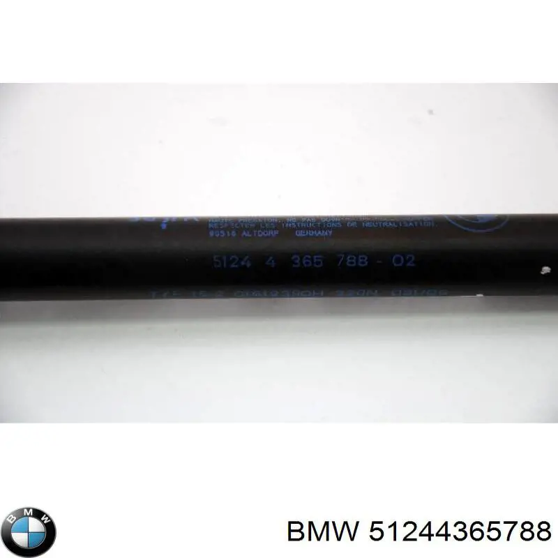 Амортизатор кришки багажника BMW 51244365788