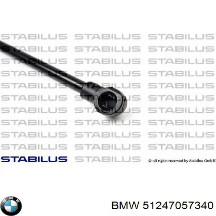 Амортизатор двері задньої Stabilus 0705VE ціна, від 20.68 USD