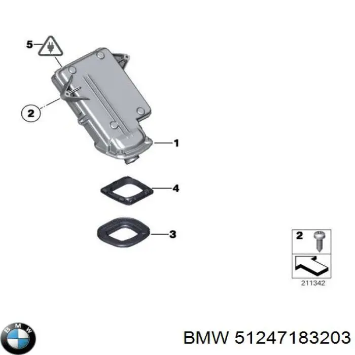 Купити 51247183203 BMW 