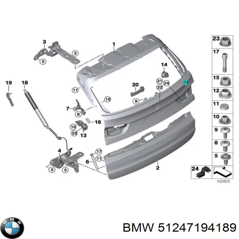  51247194189 BMW