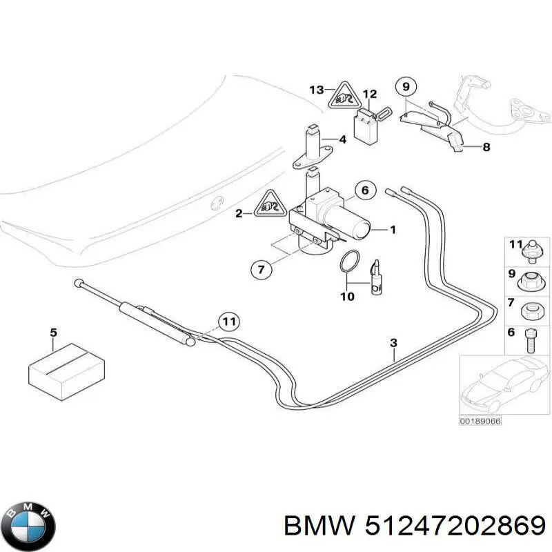  BMW 51247202869 ціна, від 138.60 USD