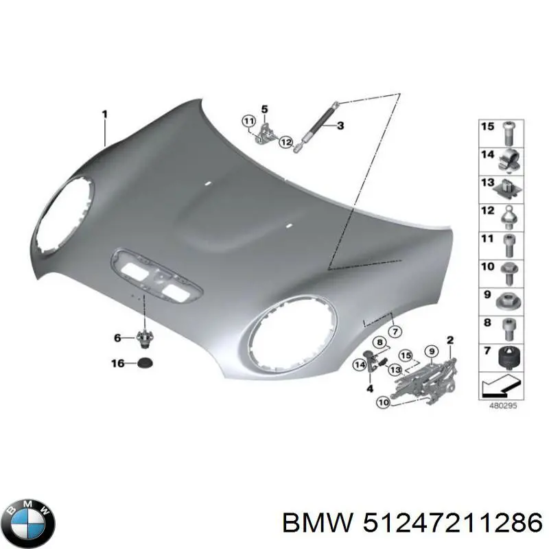  BMW 51247211286 ціна, від 4.18 USD