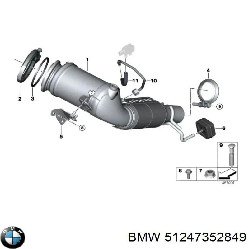 Купити 51247352849 BMW 