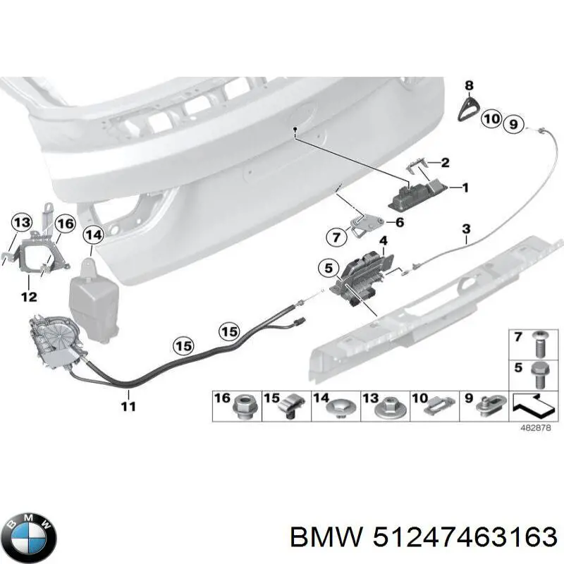 Купити 7045175 Autotechteile Ручка багажника