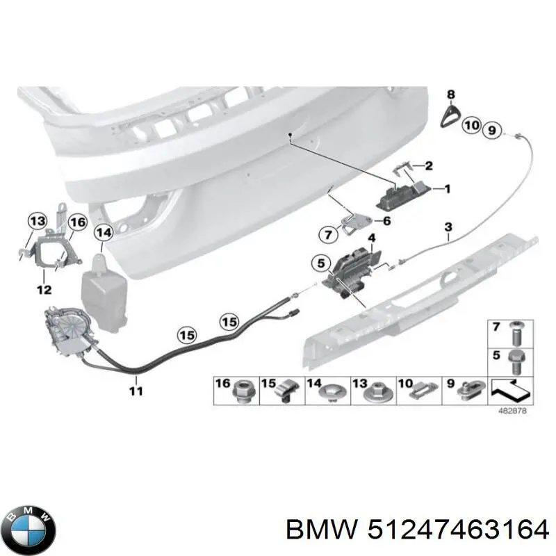  BMW 51247463164 ціна, від 4.77 USD