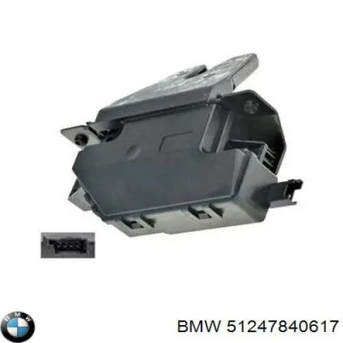 51247840617 BMW замок кришки багажника/задньої 3/5-ї двері, задній