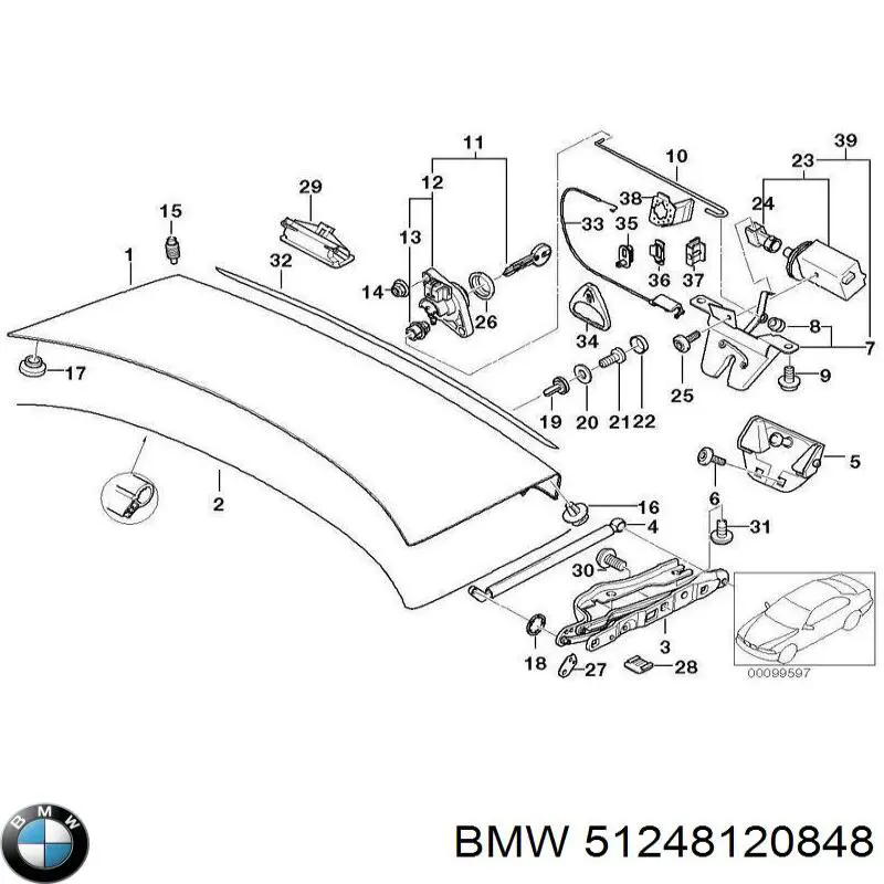 51248120848 BMW Кінцевий вимикач