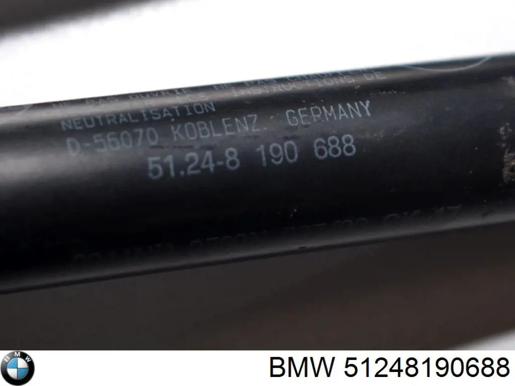 Амортизатор двері задньої BMW 51248190688 ціна, від 9.81 USD