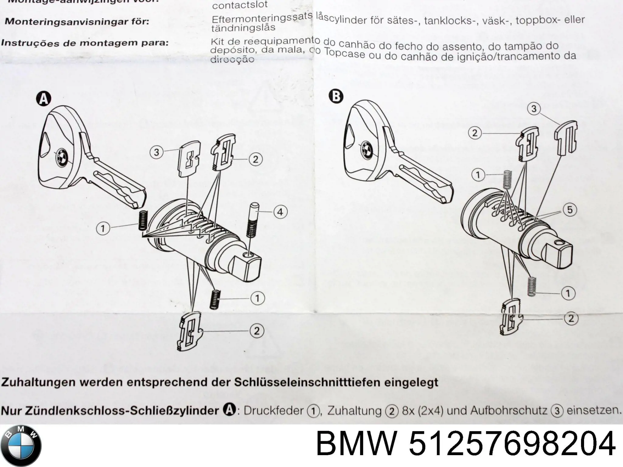 BMW 51257698204 ціна, від 38.15 USD