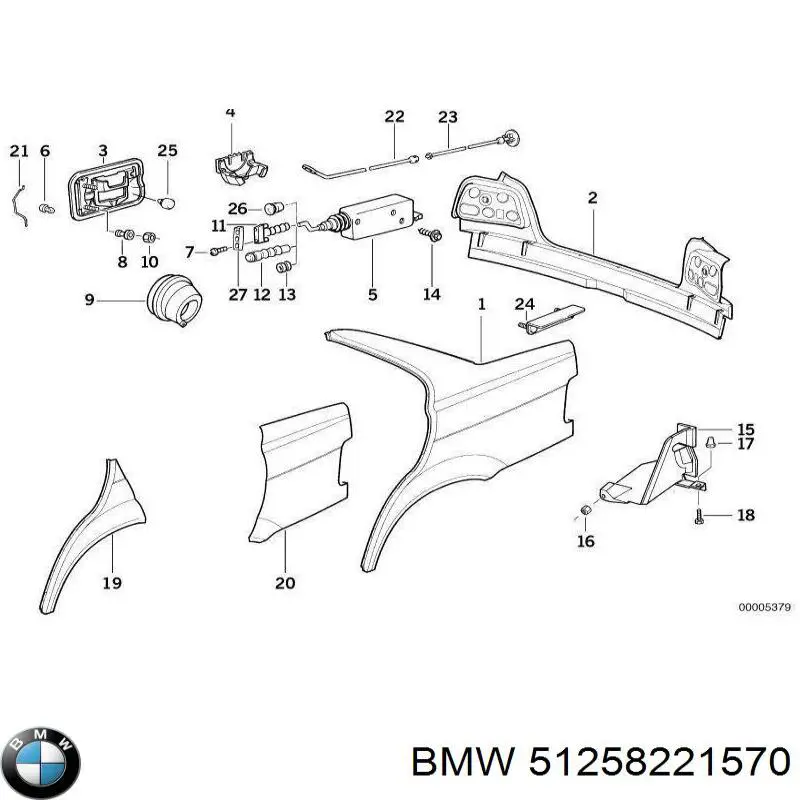 51258221570 BMW 