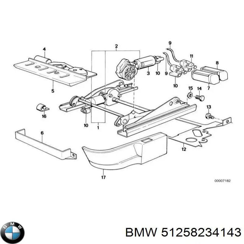  BMW 51258234143