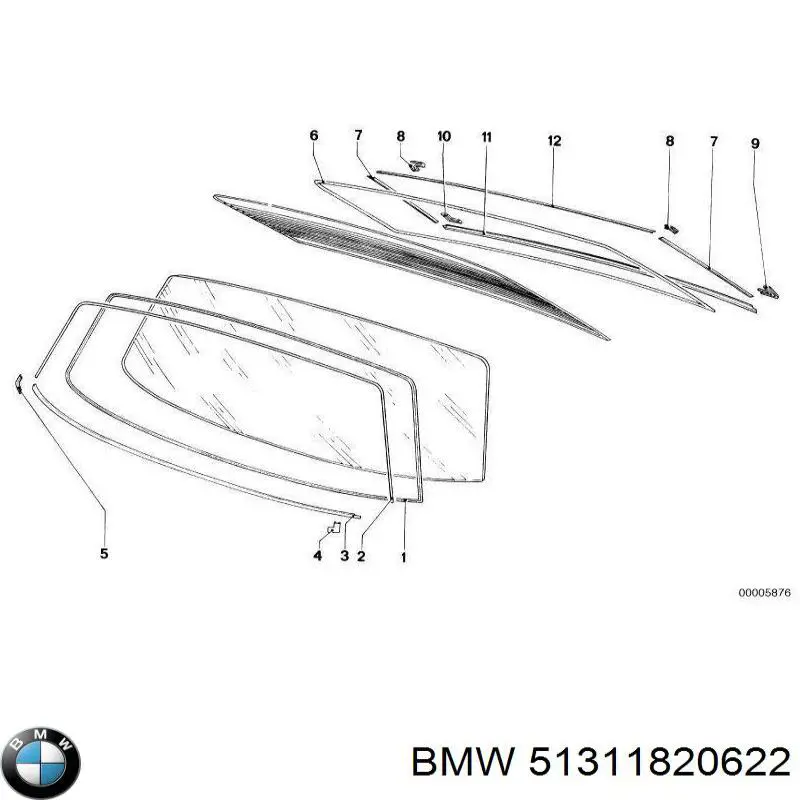  BMW 51311820622 ціна, від 175.65 USD