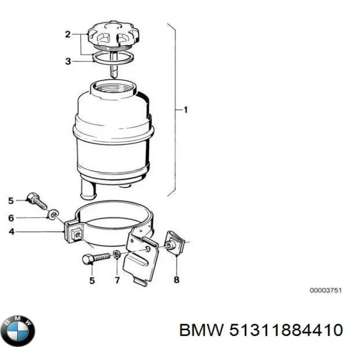  51311884410 BMW