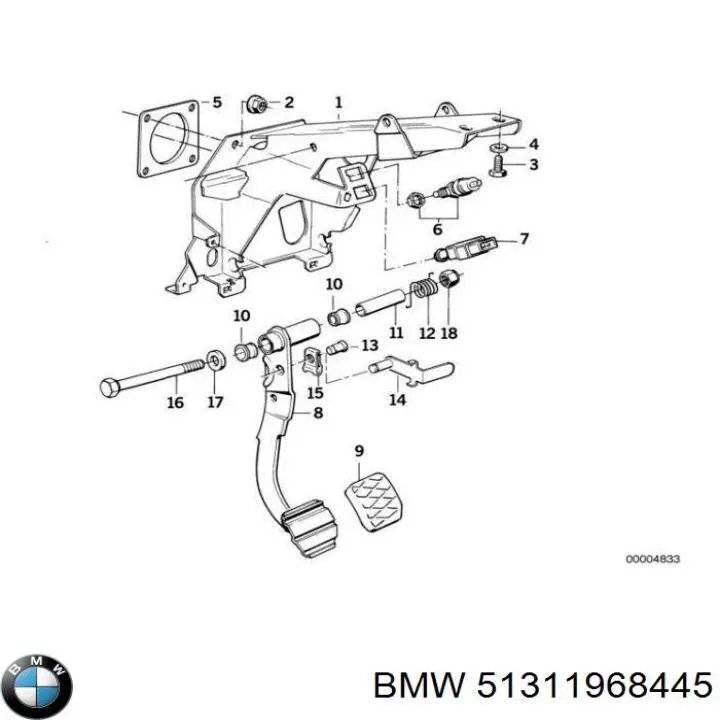  51311968445 BMW