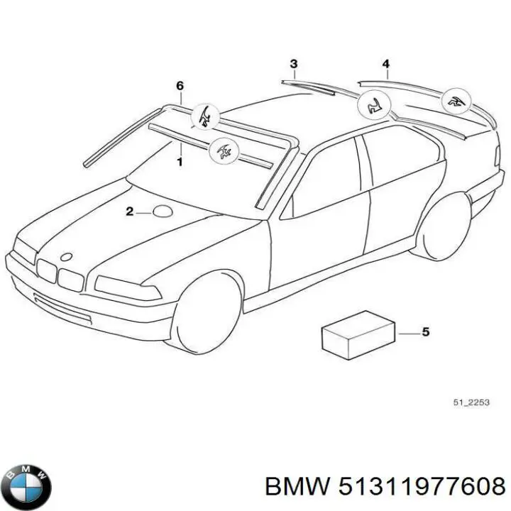 BMW 51311977608 ціна, від 170.36 USD