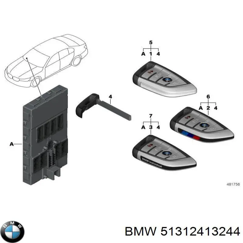  51312413244 BMW