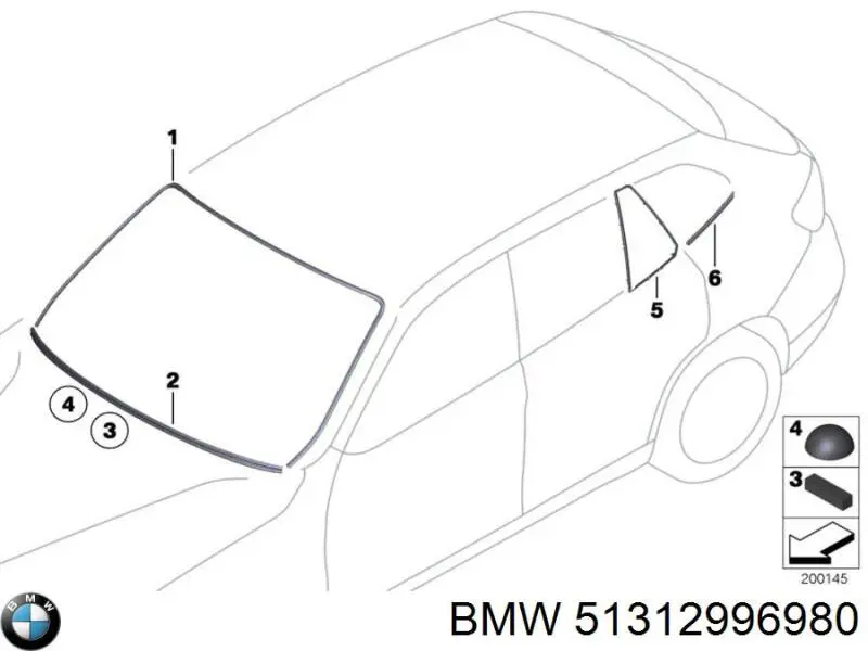  BMW 51312996980 ціна, від 4.48 USD