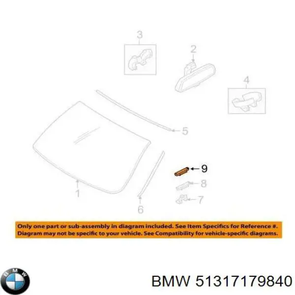 Лобове скло на BMW 3 E92
