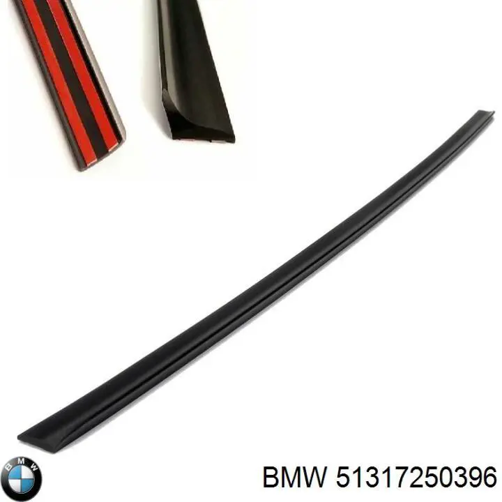 Правий молдинг вітрового скла на BMW X5 (E70)
