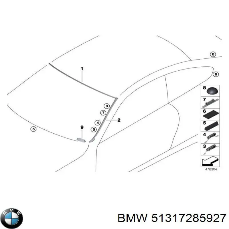  51317285927 BMW