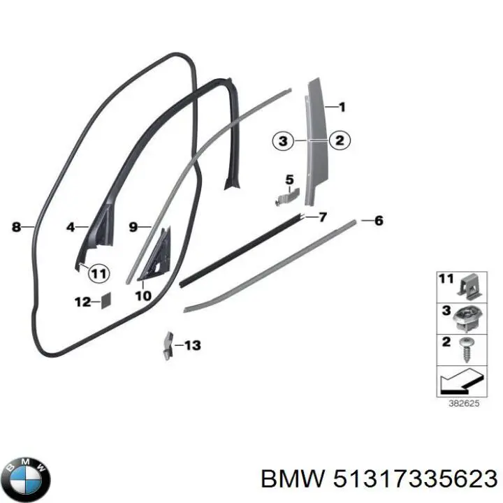  BMW 51317335623 ціна, від 91.20 USD