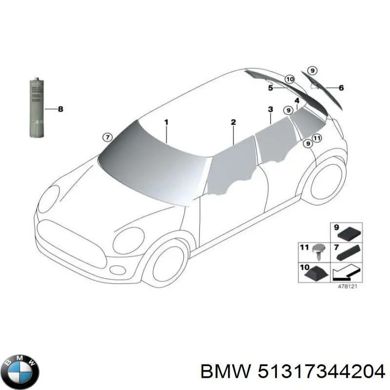 51318492744 BMW 