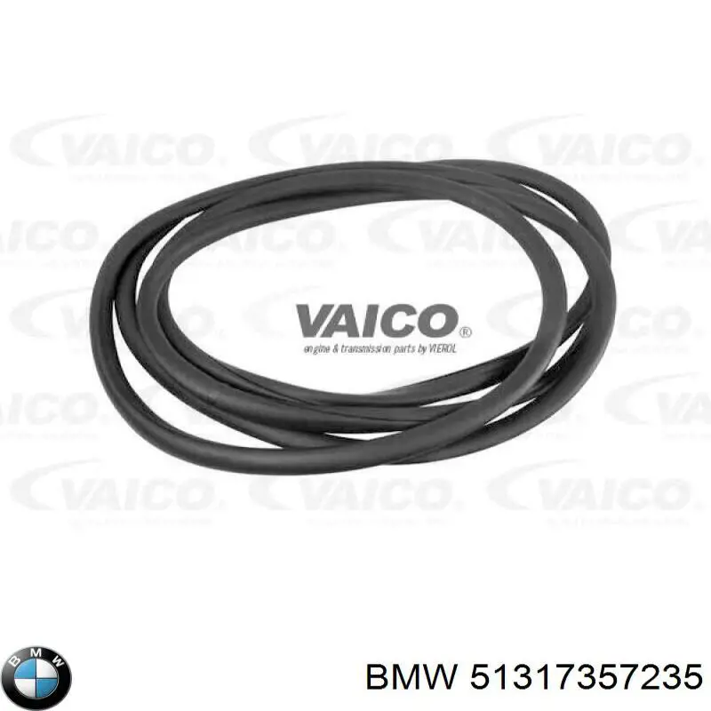 Молдинг лобового скла, верхній BMW 51317357235 ціна, від 50.75 USD