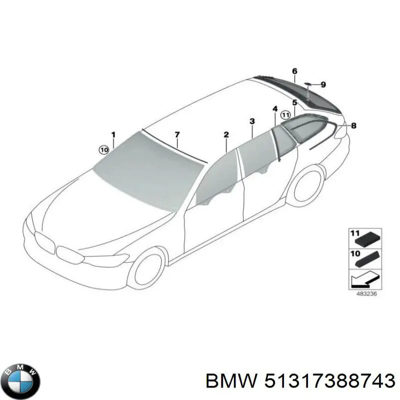  51317388743 BMW