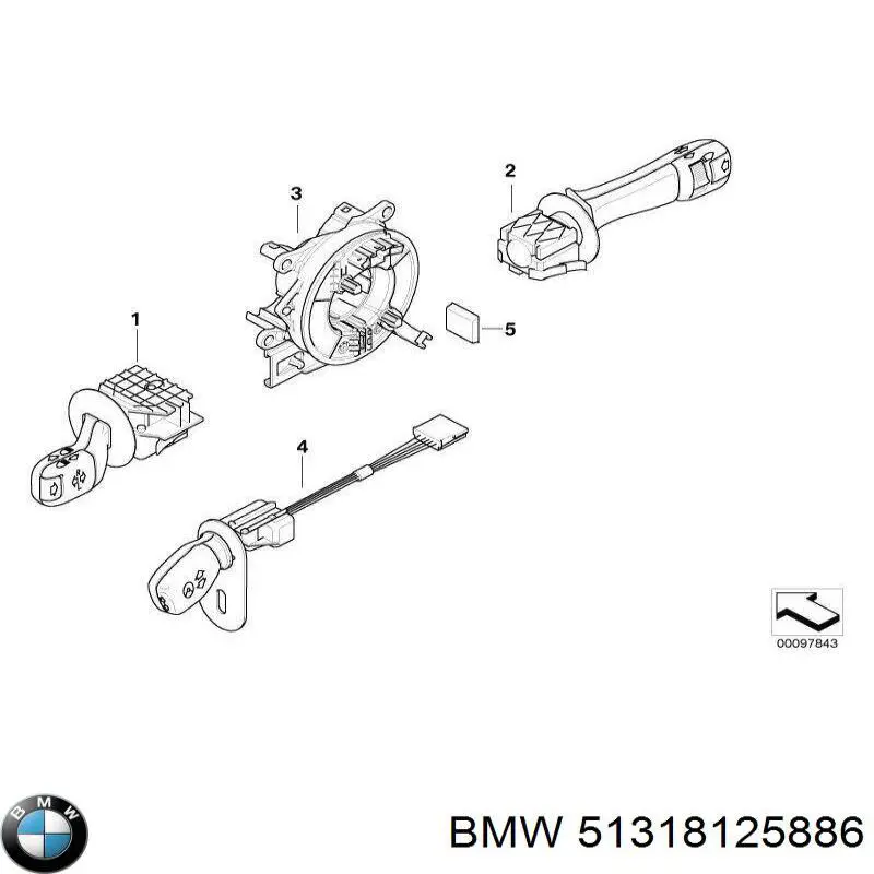  BMW 51318125886 ціна, від 104.04 USD