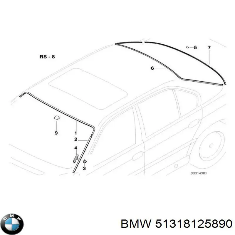51318125890 BMW 