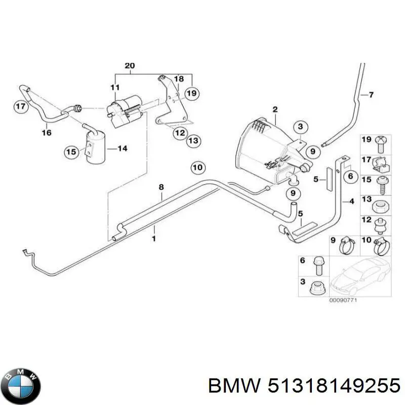 51318149255 BMW 