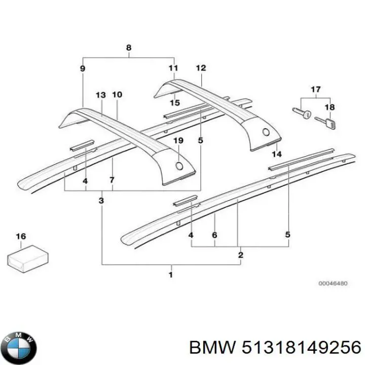 Купити 51318149256 BMW 
