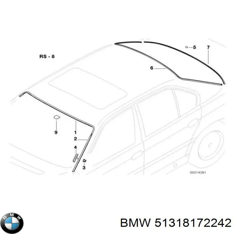 Купити 51318172242 BMW 