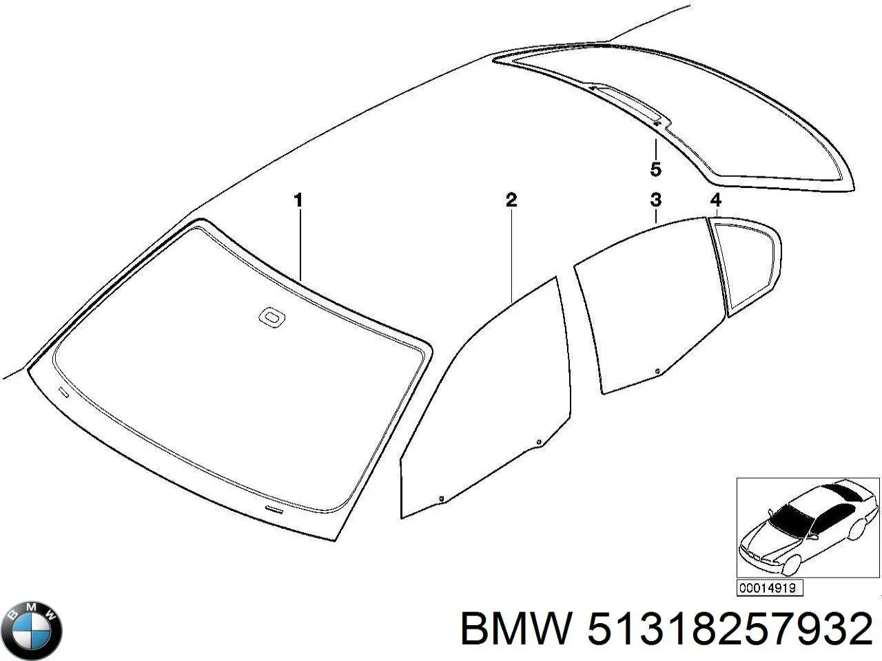 Лобове скло GS0061D15 XYG