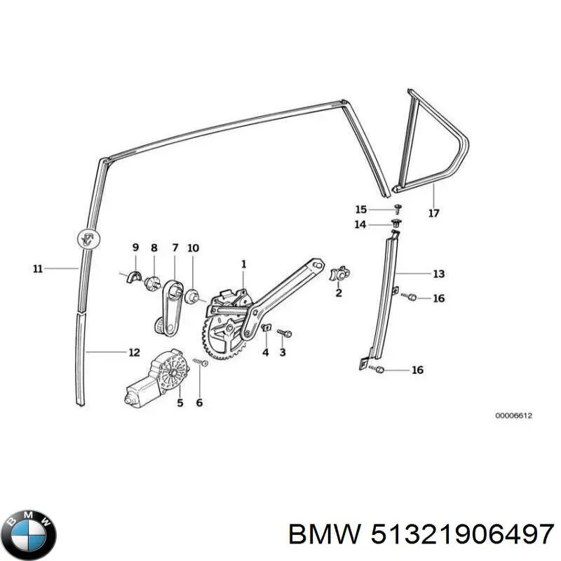  BMW 51321906497 ціна, від 1.27 USD