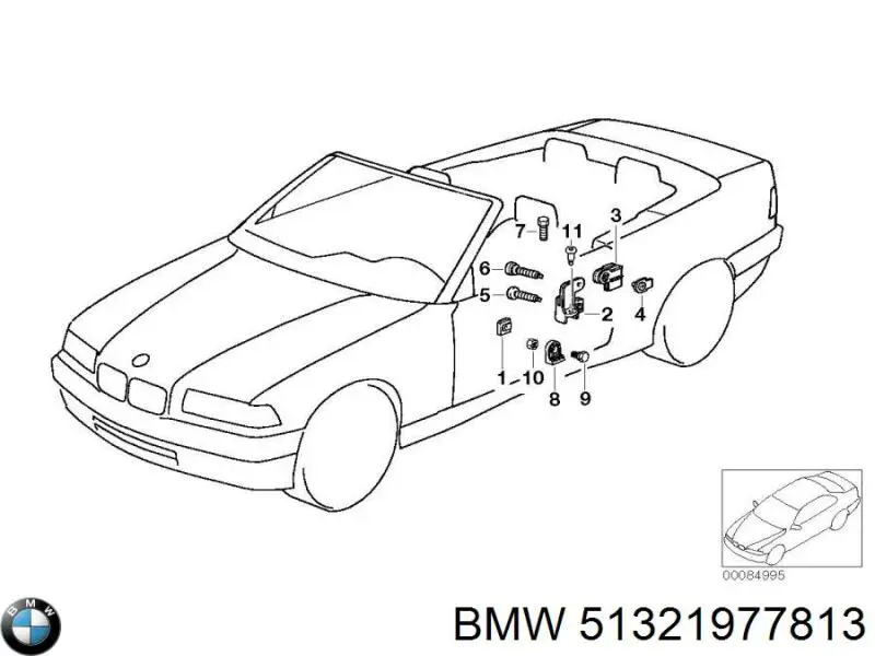 Купити 51321977813 BMW 