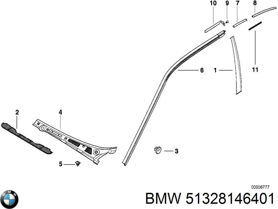  BMW 51328146401 ціна, від 14.23 USD