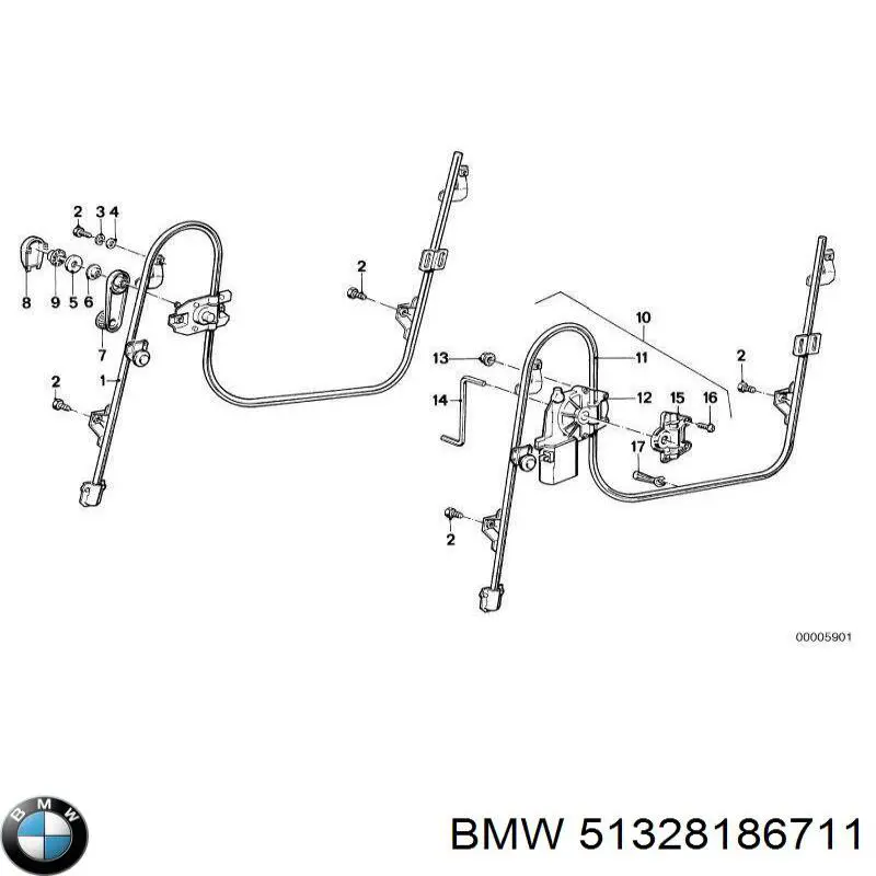  BMW 51328186711 ціна, від 1.11 USD