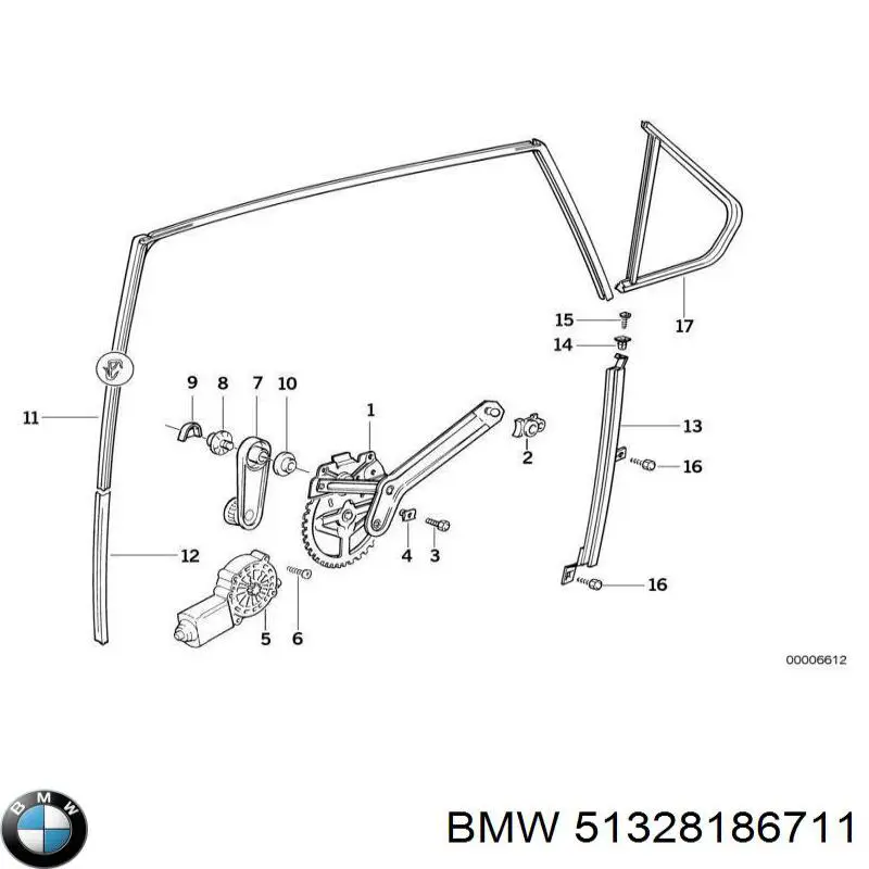 Купити 51328186711 BMW 