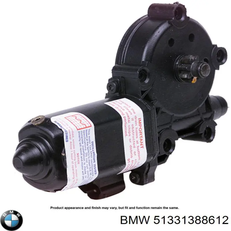 51331388612 BMW Мотор склопідйомника дверей передніх, правих