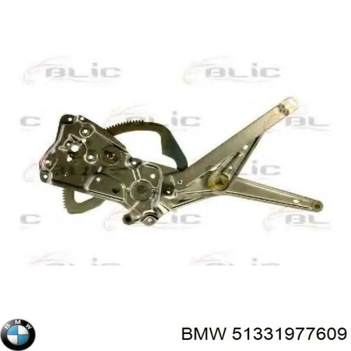 Купити 51331977609 BMW Механізм стеклопідйомника водійських дверей