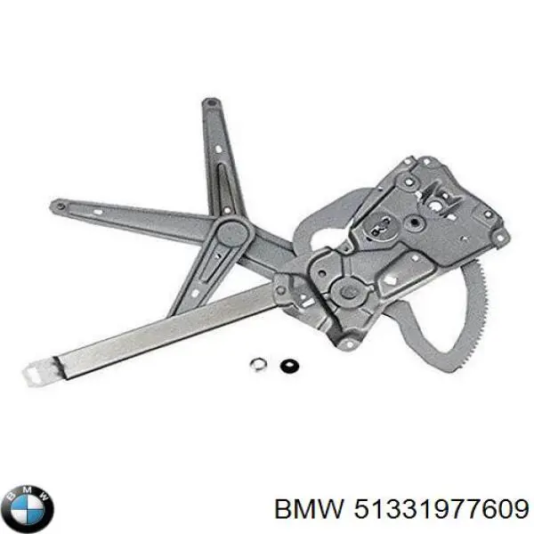 Склопідйомник передньої лівої двері 51331977609 BMW