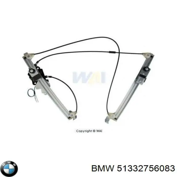 51332756083 BMW Підйомник механічний вітрового скла
