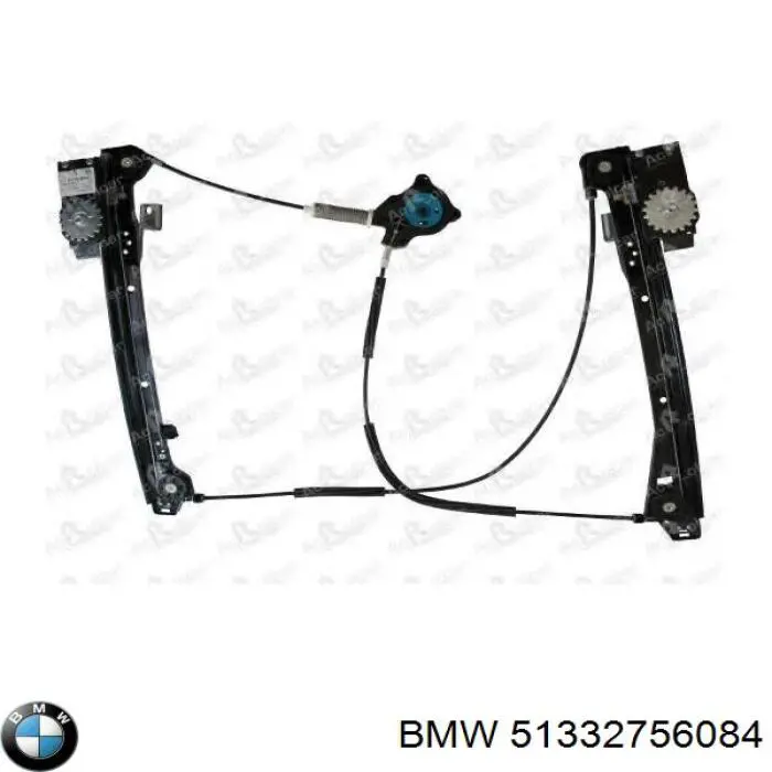 Механізм склопідіймача дверей передніх, правих BMW 51332756084 ціна, від 81.34 USD