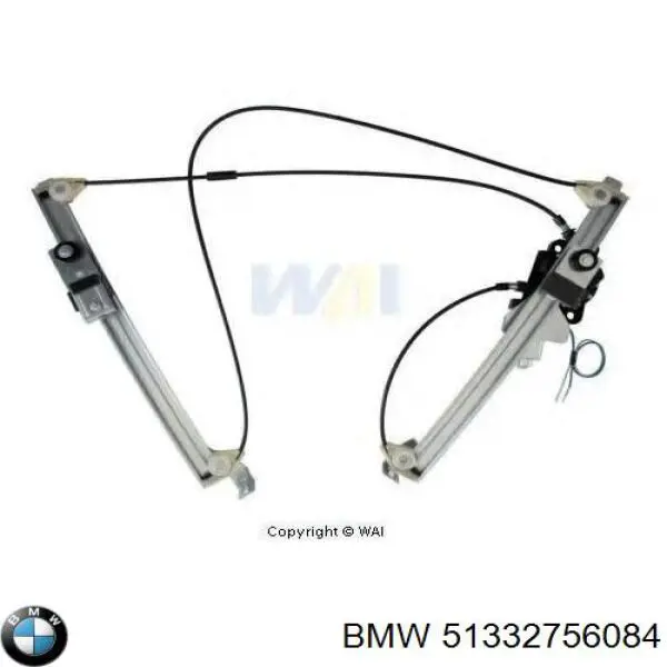 51332756084 BMW Склопідйомник (механізм переміщення скла)