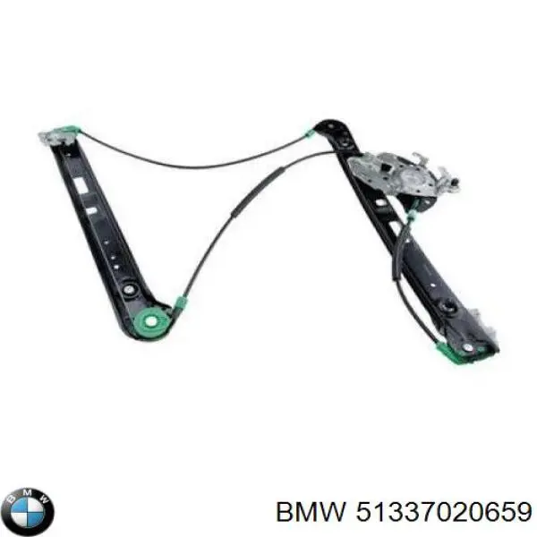 Склопідйомник з електродвигуном BMW 51337020659 ціна, від 32.95 USD
