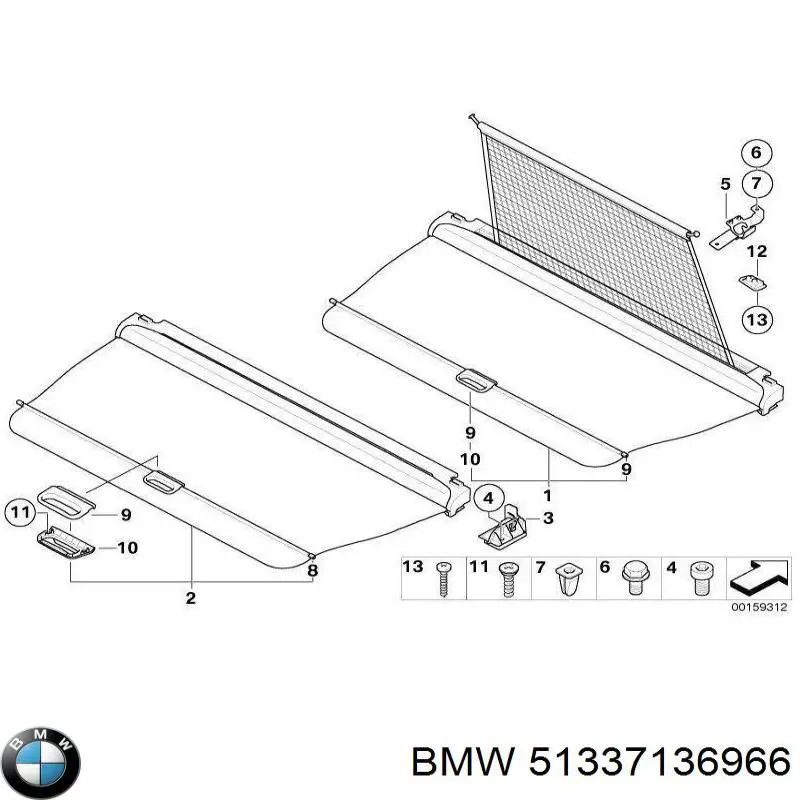 BMW 51337136966 ціна, від 19.74 USD
