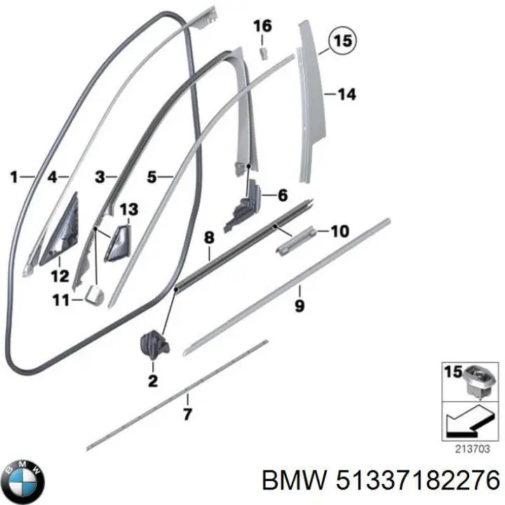  BMW 51337182276 ціна, від 5.62 USD