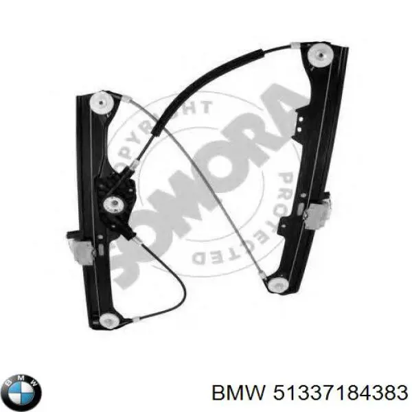 Механізм стеклопідйомника дверей передніх, лівих BMW 51337184383