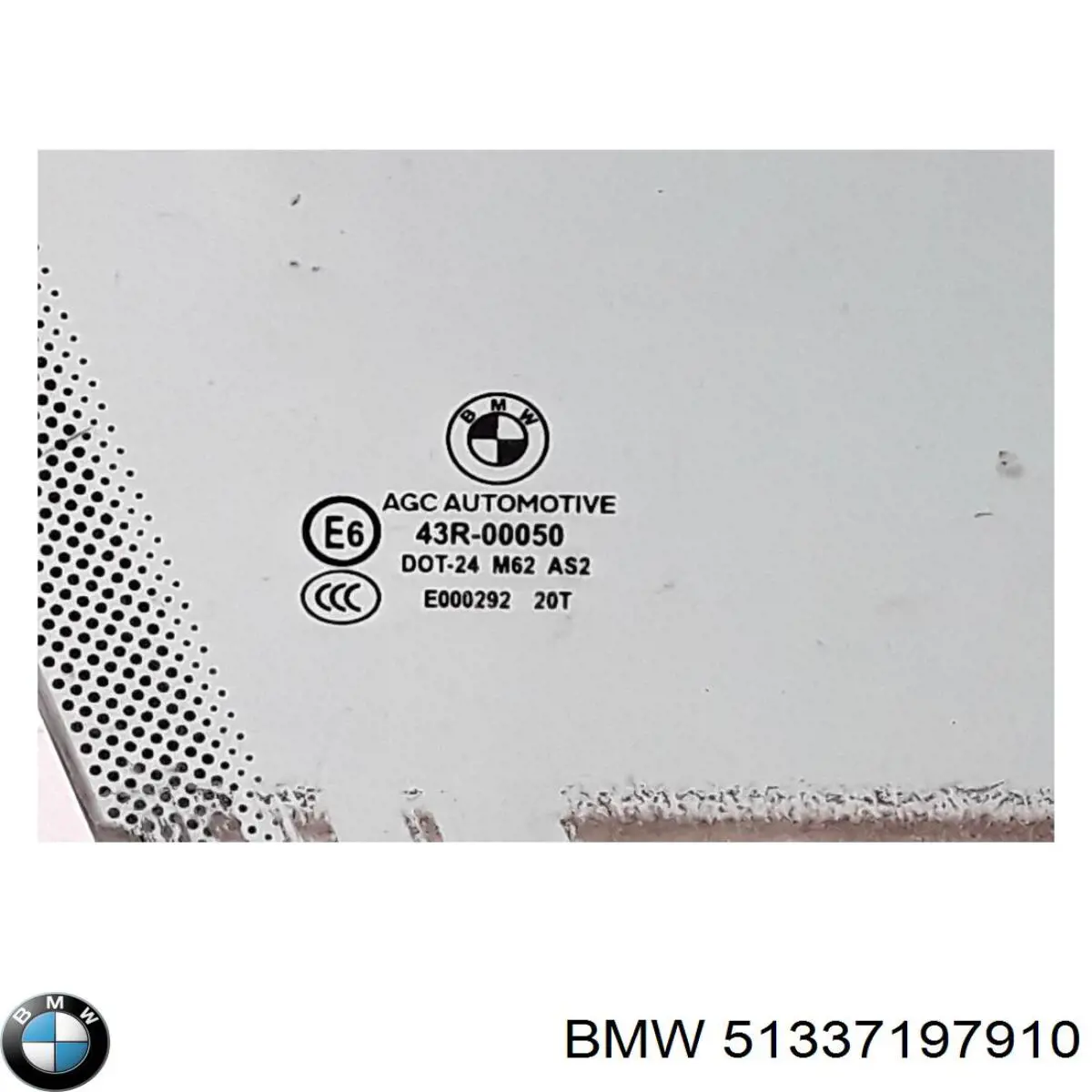 Скло передньої правої двері BMW 51337197910 ціна, від 44.33 USD